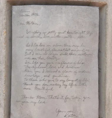 Letter from Rollie Keith Reaid
