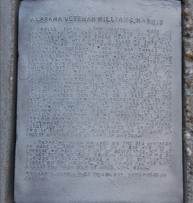 Letter from William C. Harris